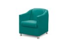 Ver imagem 3 de Kit 2 Poltronas Decorativa Bia Suede Tiffany