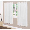 Ver imagem 2 de cortina para sala quarto em tecido oxford branco 3,00x2,50