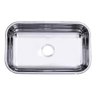 Cuba N° 01 46x30cm Aço Inox 430 Válvula/sifão Tecnocuba - 14 CM PROFUNDIDADE - 1