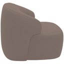 Ver imagem 6 de Poltrona Decorativa Fixa Orgânica para Sala Living Barolo L06 Veludo Marrom - Lyam Decor