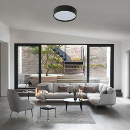 Plafon de Sobrepor Modelo Ravena Preto - Tualux - 3
