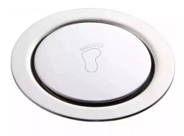 Ralo Inteligente Click Up Redondo Inox Banheiro - 15 X 15 CM - 1