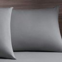 Ver imagem 2 de Jogo de Cama Simples Queen 3pc Malha 100% Algodao - Cinza Spot