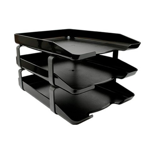 Porta Caixa Correspondência Tripla Fixa Preta Sb Sb003tf-pr