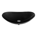 Ver imagem 1 de Cuba De Vidro Canoa 43x12 Cm 10 Mm - PRETO