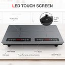 Ver imagem 3 de Gtkzw Cooktop de Indução Duplo 24" 4000w com 2 Queimadores e Tela Touch