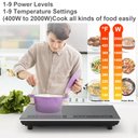 Ver imagem 2 de Gtkzw Cooktop de Indução Duplo 24" 4000w com 2 Queimadores e Tela Touch