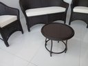 Ver imagem 2 de Moveis de Varanda Jardim Área Externa 1 Sofá 2 Poltronas 1 Mesinha em Fibra Sintética Uv