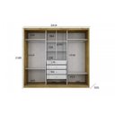 Ver imagem 6 de Guarda-Roupa Casal com Espelho 3 Portas 4 Gavetas Paradizzo Plus