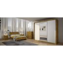 Ver mais imagens de Guarda-Roupa Casal com Espelho 3 Portas 4 Gavetas Paradizzo Plus