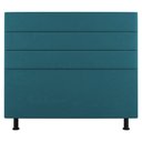 Ver imagem 2 de Cabeceira Cama Box Solteiro Malik 90cm Suede Turquesa - Desk Design