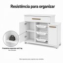 Ver mais imagens de Fruteira 2 Portas 1 Gaveta 3 Cestos Teresina Expresso Móveis