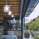 Ver imagem 2 de 3 Pendente Externo Retro Vintage Pergolado Branco Alz16