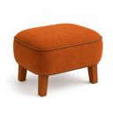 Ver mais imagens de Poltrona Amamentação Nuvem Base Balanço com Puff Suede:Suede Terracota