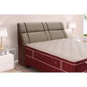 Ver imagem 6 de Cabeceira Cama Box Estofada Queen Queen Imperador Suede Marrom Chocolate - Simbal