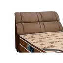 Ver imagem 1 de Cabeceira Cama Box Estofada Queen Queen Imperador Suede Marrom Chocolate - Simbal