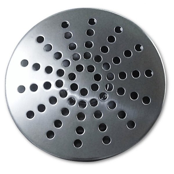 Ralo De Fundo Em Aço Em Inox (DRENO) De Sobrepor / Pratic Pooltec Para Cano de 50 MM - 1