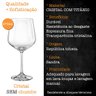 Jogo 6 Taças Cristal Vinho Água Titânio Bohemia Sandra 570ml - 3