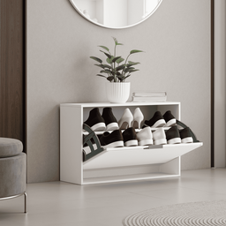 Sapateira Organizadora Compacto para 6 Pares Mercúrio 1 - Branco - 1