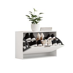 Sapateira Organizadora Compacto para 6 Pares Mercúrio 1 - Branco - 2