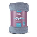 Ver imagem 1 de Manta Microfibra Flannel Soft Casal 180x220cm - Uzoo Manta Microfibra Flannel Soft Casal 180x220cm
