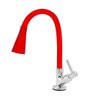 Torneira Gourmet Flexível Cozinha Luxo Alta 2 Jatos Preto/Vermelho - VERMELHO - 1
