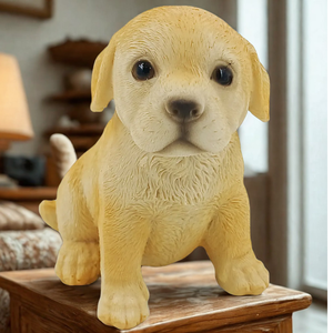 Cachorro Decorativo em Resina,um Toque de Amor e Charme: - o Detalhe que Faltava no Seu Lar!