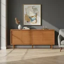 Ver imagem 4 de Buffet Dux 4 Portas 100% MDF Gaveta Interna Naturalle