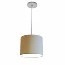 Ver imagem 1 de Lustre Luminária Pendente Vivare Free Lux Pe-4107cz Cúpula em Tecido 25x20cm