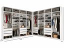 Ver imagem 3 de Closet Casal Duplo 100% MDF BP 277x277cm 12 Gavetas Sion Branco