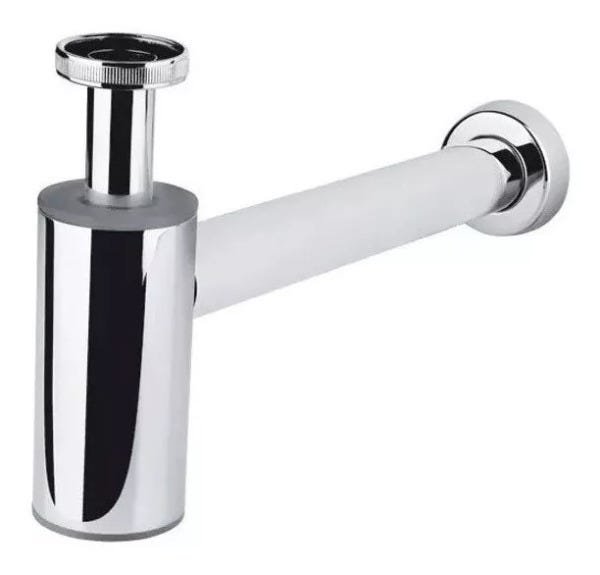 Sifão Copo Inox Lavatório, Pias, Cubas E Tanques Cromado - 1