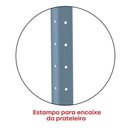 Ver imagem 5 de Estante de Estrutura Metálica com 6 Prateleiras 175cm(a)92acm(l)40cm(p) com Reforço Azul Dali