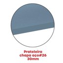 Ver imagem 6 de Estante de Estrutura Metálica com 6 Prateleiras 175cm(a)92acm(l)40cm(p) com Reforço Azul Dali