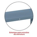 Ver imagem 4 de Estante de Estrutura Metálica com 6 Prateleiras 175cm(a)92acm(l)40cm(p) com Reforço Azul Dali
