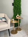 Ver imagem 2 de Kit com Duas Mesas Douradas Monopes