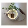 Quadro Decorativo Led Controle Bateria 9v Lotus Decor Q8 - Nude - 2