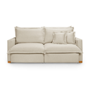 Ver imagem 5 de Sofá Retrátil Reclinável com Molas Ensacadas Osíris Tecido Linho 2,30m