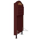 Ver imagem 2 de Cabeceira Cama Box Solteiro 90Cm Suede Vinho