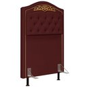 Ver imagem 1 de Cabeceira Cama Box Solteiro 90Cm Suede Vinho