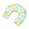 Kit 2 Peças Almofada Pescoço e Protetor de Cinto Bebê e Infantil Elefante Cactos Azul e Rosa - 2