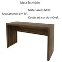 Ver imagem 5 de Mesa para Escritório Home Office Me4135 Mdp Nogal - Gran Belo