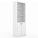 Ver imagem 5 de Conjunto Completo para Escritório 06 Peças Branco - Tecno Mobili