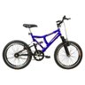 Bicicleta Infantil Aro 20 Aero Freios V-Break 21v Quadro Aço MB 500 Azul Preto - Mega Bike - 1