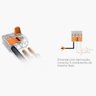Kit com 02 Conector Wago Emenda 3 Fios Mod 221-413 - 2