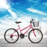 Bicicleta Aro 26 Freio V-Break Quadro Aço Rosy Sport Pink - Mega Bike - 2