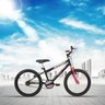 Bicicleta Infantil Aro 20 Freios V-Break Quadro Aço Fast Girl Rebaixada Preto Pink - Mega Bike - 2