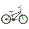 Bicicleta Infantil Aro 20 Freios V-Break Quadro Aço Fast Boy Rebaixada Preto Verde - Mega Bike - 1