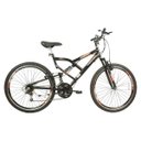 Ver imagem 1 de Bicicleta Aro 26 Aero Freio V-Break 21v MB 500 Full Preto Fosco - Mega Bike