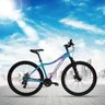 Bicicleta Aro 29 Freio Disco Mecânico Angel 15.5 Suspensão Aço Shimano 21v Azul Rosa - Lotus - 2