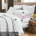 Ver imagem 2 de Jogo de Cama Nuance Casal Algodão 04 Peças Bernadete Casa